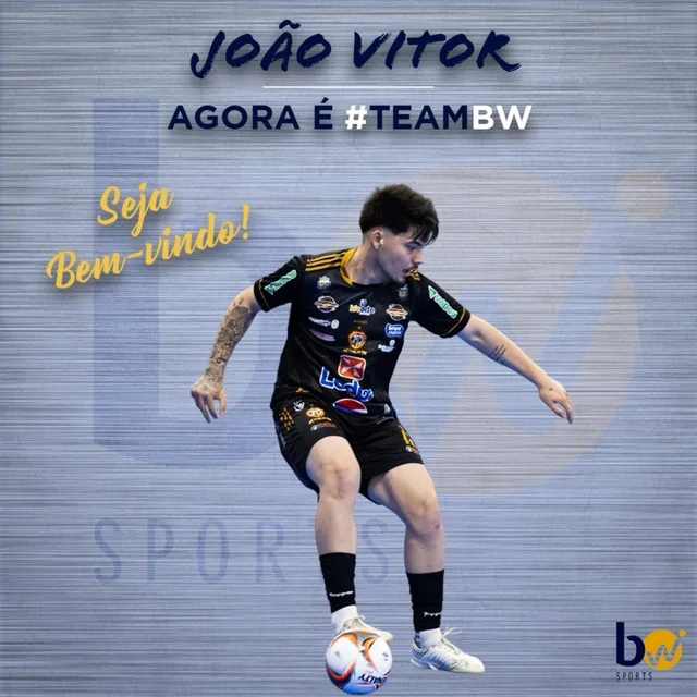 Anúncio da chegada de João Vitor à BW Sports